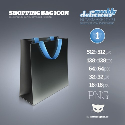 Free High Quality Icon Sets - Shopping bag icon - WD1