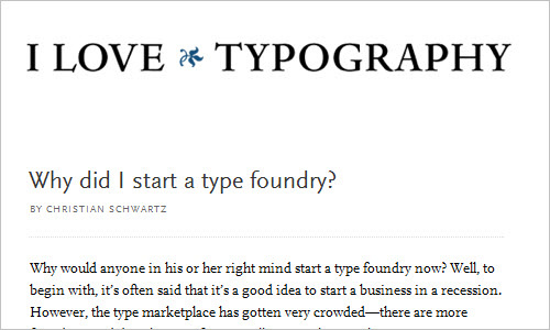 Why did I start a type foundry?
