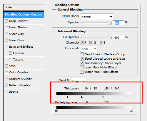 Blending Options: This Layer