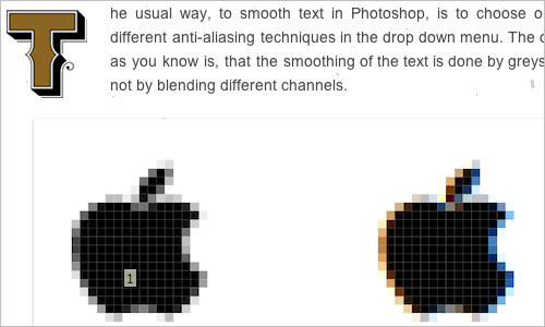 Add Subpixel-Rendering to your Photoshop Text Layers
