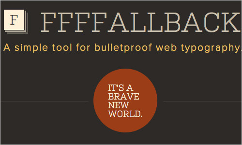 Bulletproof Font Stacks