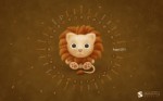 Lion 12 in Desktop Wallpaper Calendar: August 2011