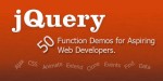 50 jQuery Function Demos for Aspiring Web Developers