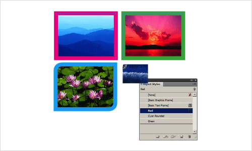 Choose Object Style While Placing Pictures